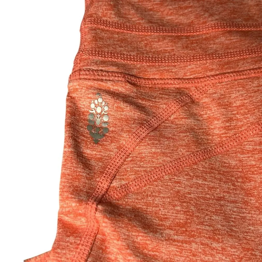 Free People Movement Swerve Lace Side Leggings Pink Womens Small‎ Stretch Gym